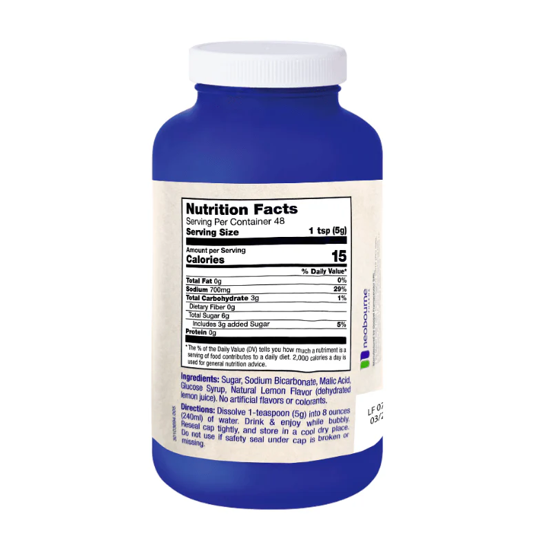 Brioschi Lemon Flavored Effervescent Plastic Bottle, 8.5 oz - Image 3