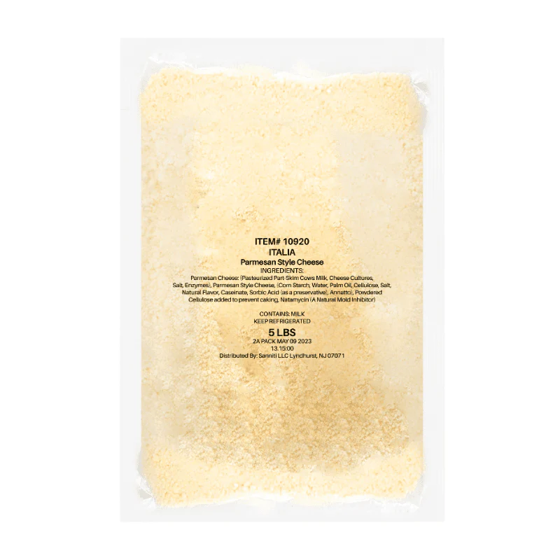 Sanniti Grated Parmesan Cheese Bag, 5 lb. - Image 3