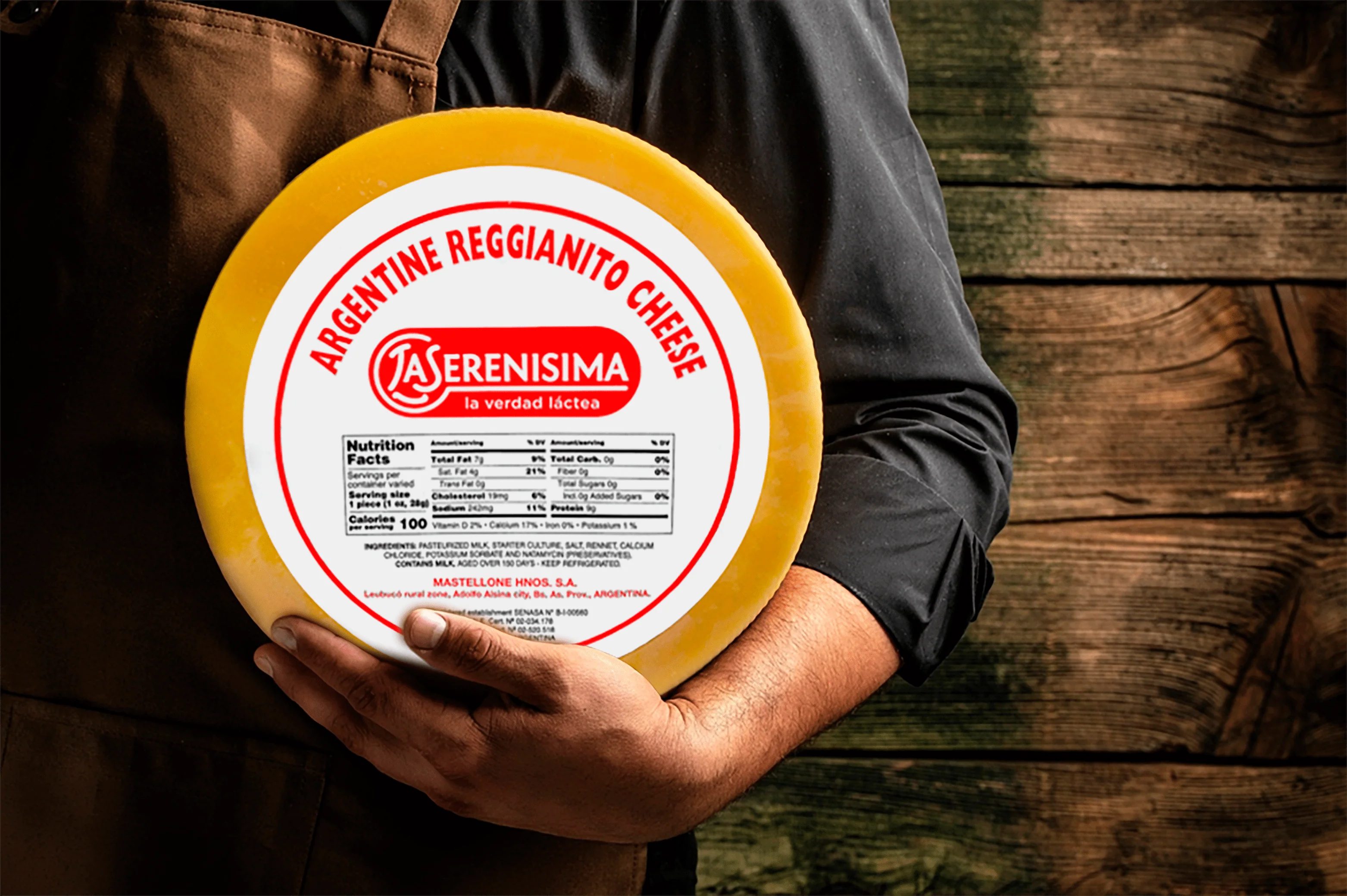 Reggianito Cheese Wheel, 14 lb. - Image 4