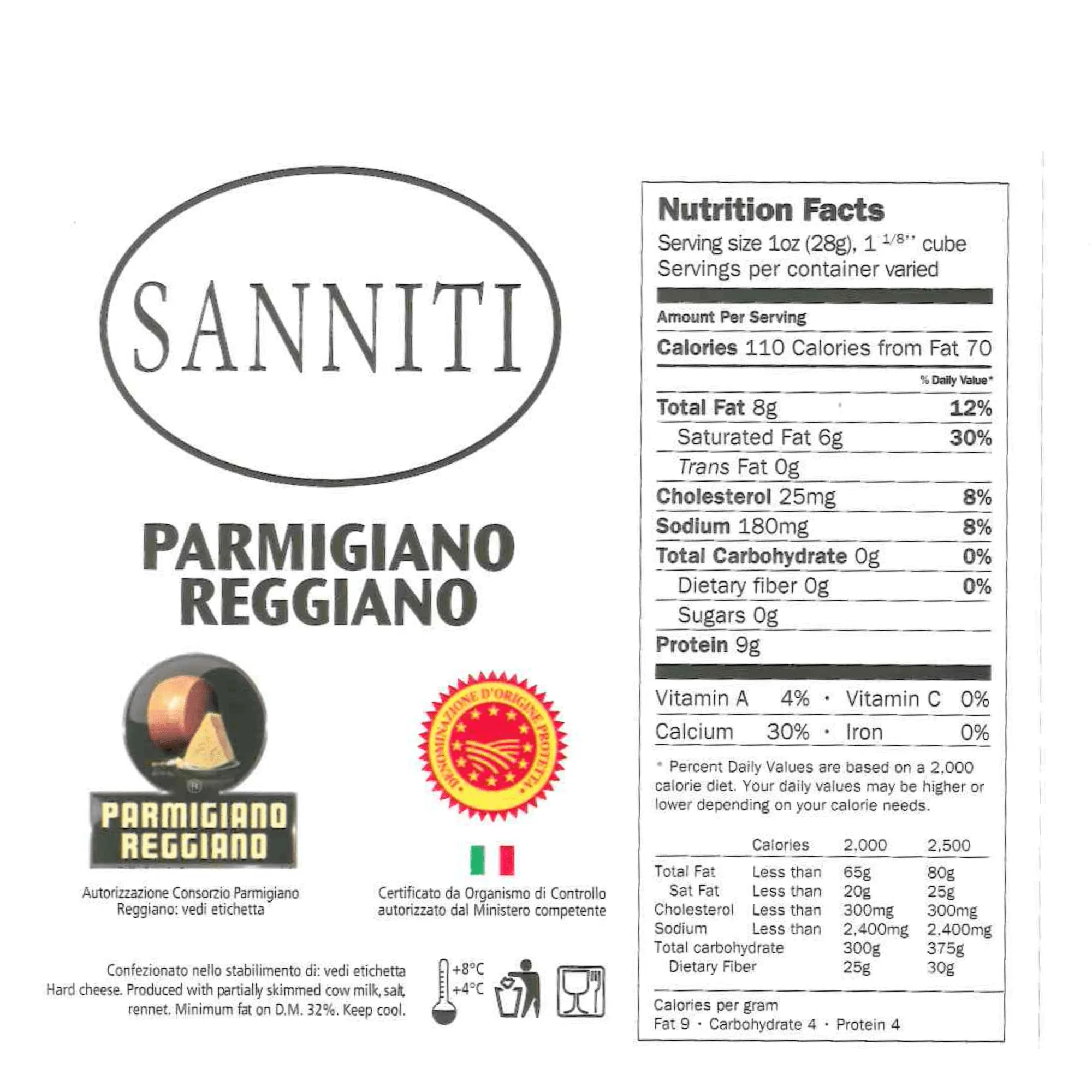 Sanniti Parmigiano Reggiano Wedge, 17.6 oz (PACK of 2) - Image 3