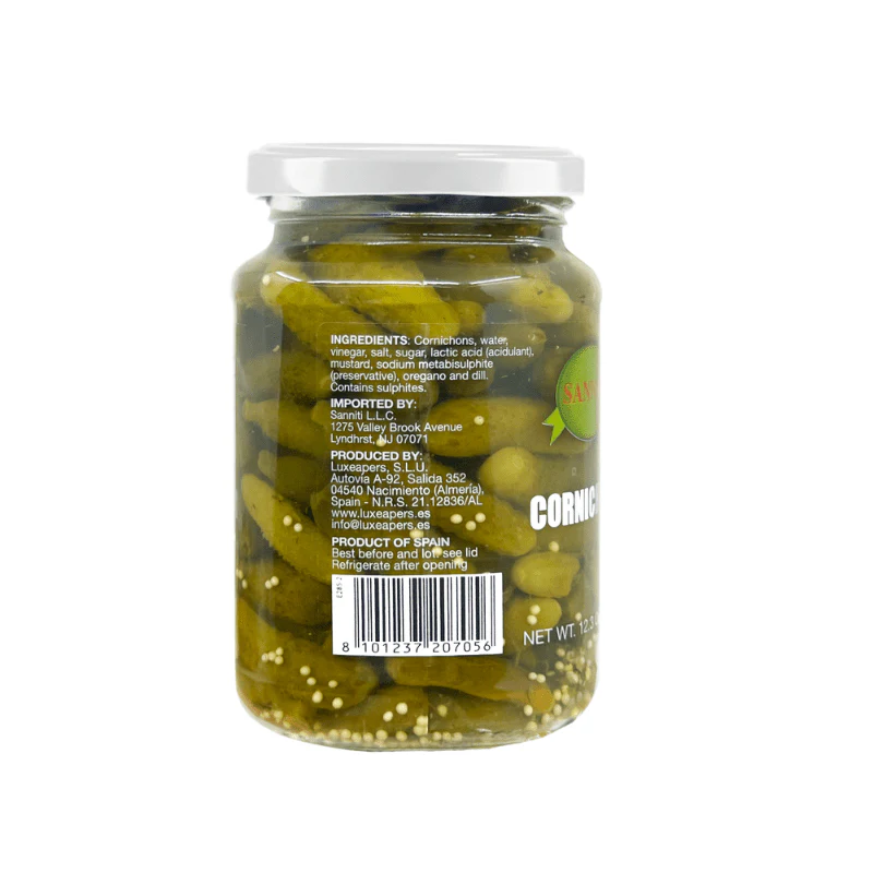 Sanniti Cornichons - 12.3 oz - Image 3