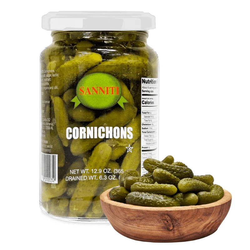 Sanniti Cornichons - 12.3 oz - Image 4