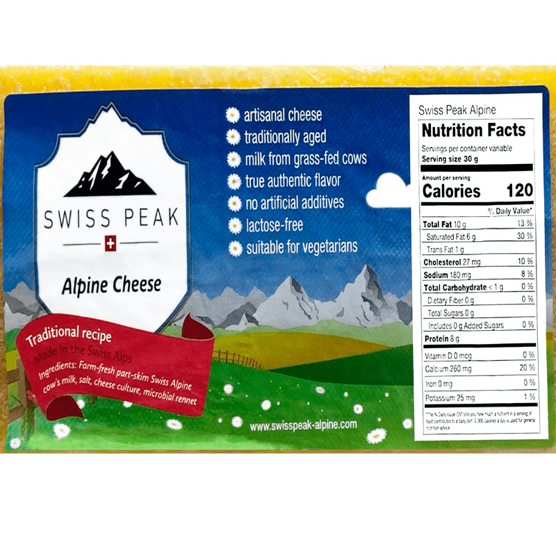 Le Superbe Swiss Peak Alpine Cheese, 5 lb. - Image 3