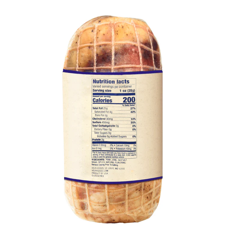 Volpi Guanciale, 3 lb. (Refrigerate after opening) - Image 3
